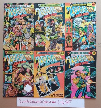 2000 A.D. Monthly (mini) 1-6 Set