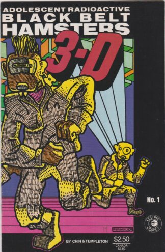Adolescent Radioactive Black Belt Hamsters 3-D #1A