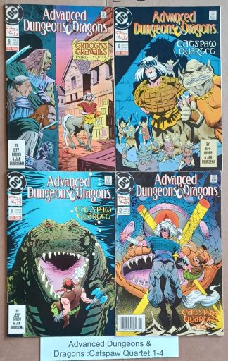 Advanced Dungeons & Dragons Catpaw Quartet 1-4 Set