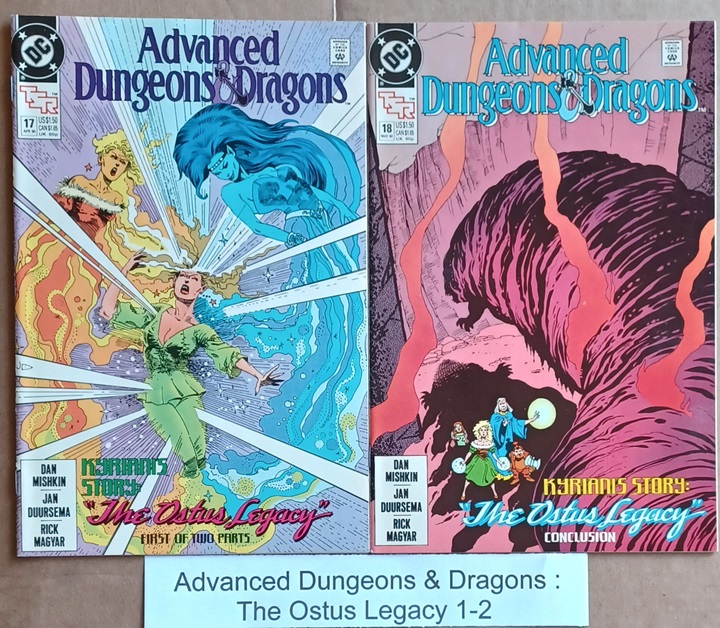 Advanced Dungeons & Dragons Kyriani's Story: The Ostus Legacy! 1,2 Set
