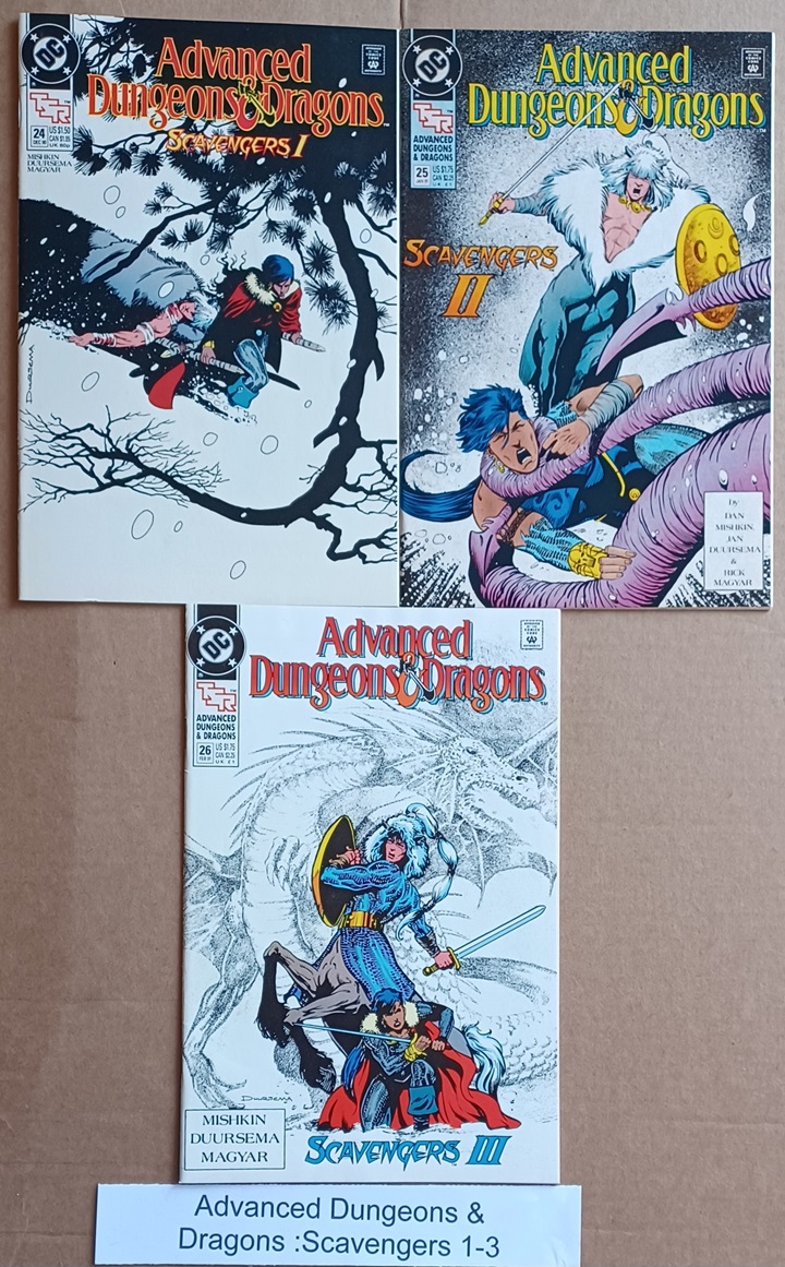 Advanced Dungeons & Dragons Scavengers 1-3 Set