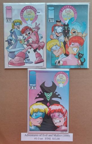 Adventures of Evil And Malice 1-3  Set