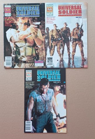 Universal Soldier Set 1-3 Photo Cover Variants