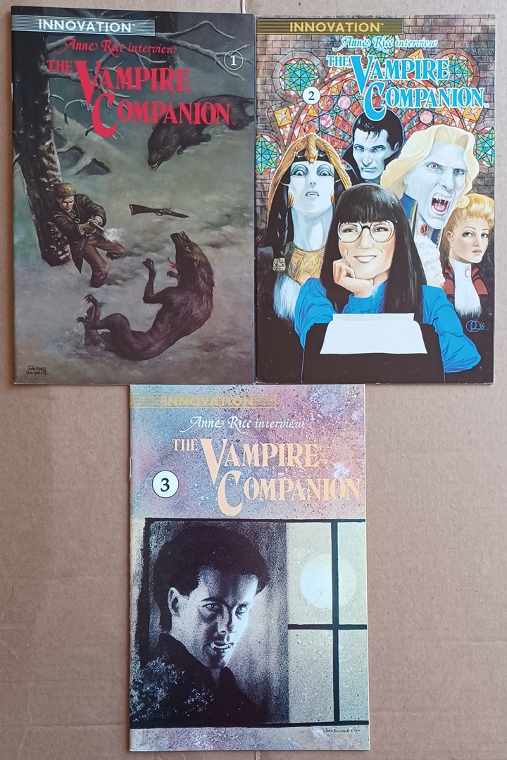 Anne Rice Interview The Vampire Companion 1-3 set