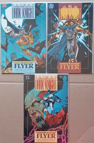 Batman Legends of the Dark Knight Flyer 1-3 set
