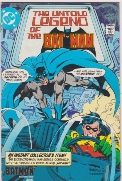 Untold Legend of the Batman Cereal Premium Set 1-3 - Image 2