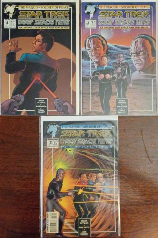 Star Trek Deep Space Nine Maquis Soldier of Peace 1-3 Set