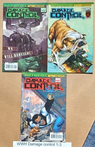 World War Hulk: Aftersmash - Damage Control 1-3 set