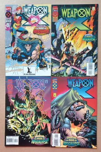 Weapon X 1-4 set ,with Variant #1