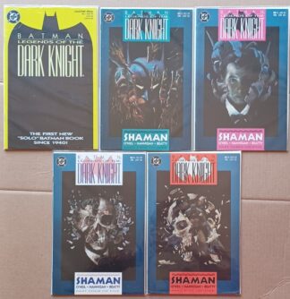 Batman Legends of The Dark Knight Shaman 1-5 set Green Variant