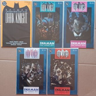 Batman Legends of The Dark Knight Shaman 1-5 set Orange Variant