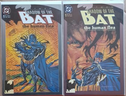 Batman Shadow of The Bat The Human Flea 1-2 set