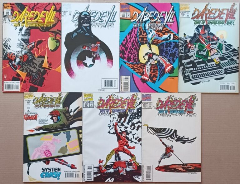 Hydra Writer Daredevil Tree of Knowledge 1-7 set - www.Comicbooksetsforsale.com