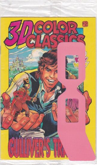 3-D Color Classics Comic Wendy's Kids' Meal #2A Gulliver's Travel's