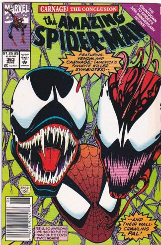 Amazing Spider-Man #363 Newsstand