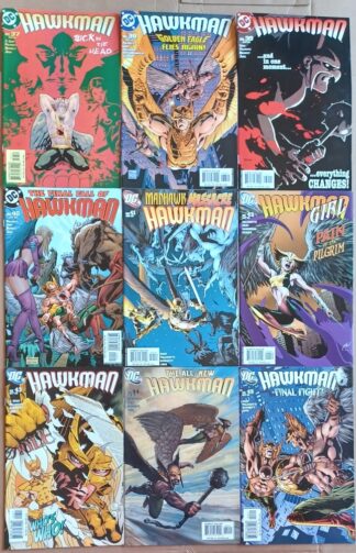Hawkman Rise of The Golden Eagle 1-9 set