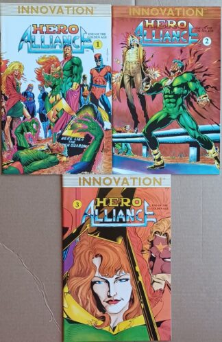 Hero Alliance End of The Golden Age (1989) 1-3 set