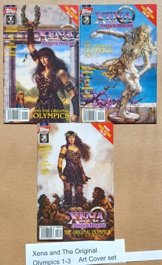 Xena And The Original Olympics 1-3 set ,Art Covers