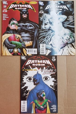 Batman and Robin -Dark Knight vs. White Knight,; Tree of Blood Part 1-3 set
