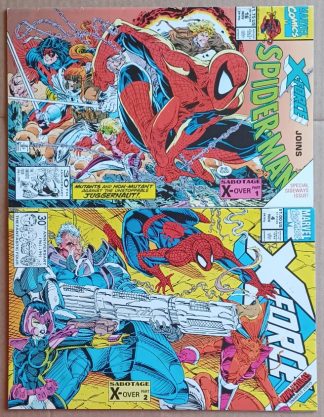 Spider-Man X-Force Sabatagoe 1-2 set