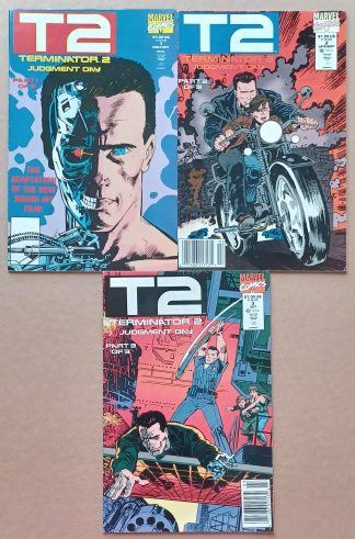 T2 Terminator 2 Judgement Day 1-3 Set Mixed covers