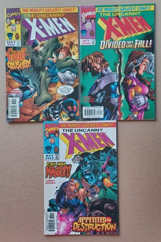 Uncanny X-Men Artic Base 1-3 set