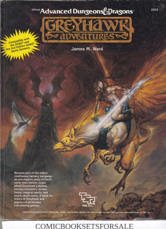 Advanced Dungeon’s & Dragons  2nd Edition Greyhawk Adventures