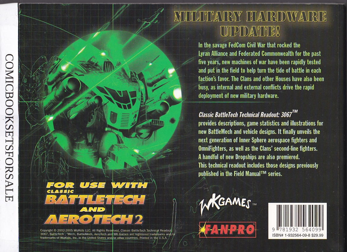 Classic Battletech Technical Readout 3067 - Image 2