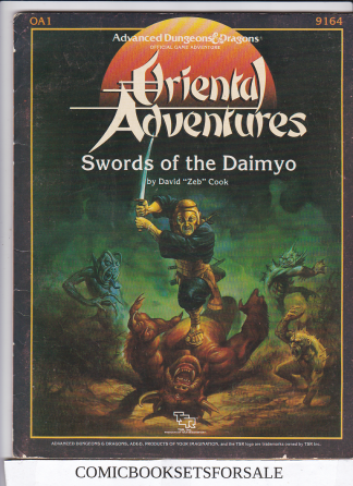 Dungeon’s & Dragons Oriental Adventures Swords of The Daimyo