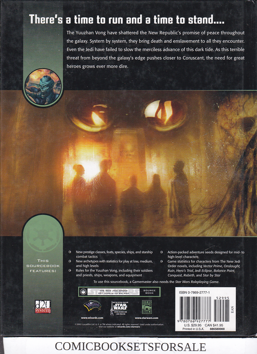 Star Wars RolePlaying Game The New Jedi Order SourceBook - Image 2