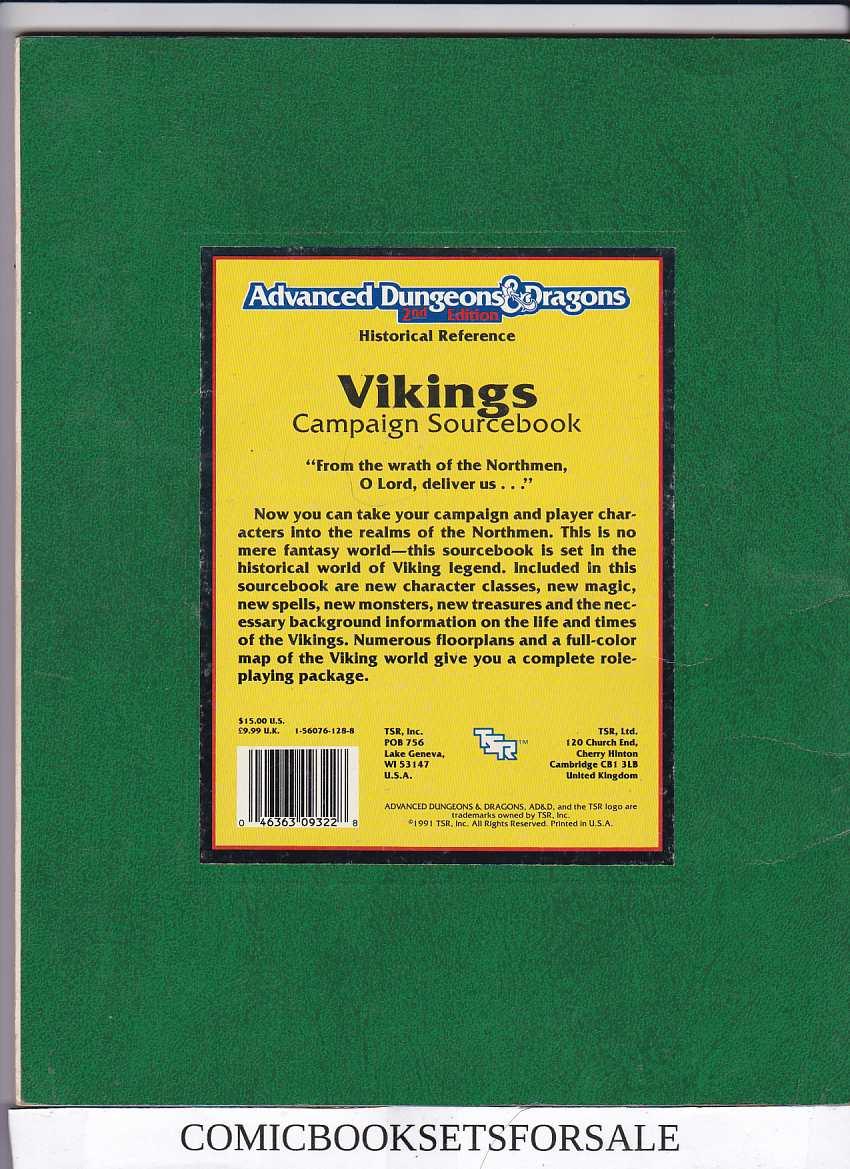 Advanced Dungeon’s & Dragons 2nd Edtion Vikings Campaign Sourcebook - Image 2
