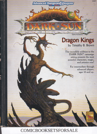 Advanced Dungeon’s & Dragons 2nd Edition Darksun Dragon Kings