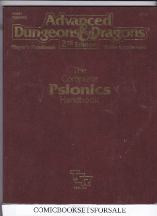 Advanced Dungeon’s & Dragons 2nd Edition The Complete Psionics Handbook