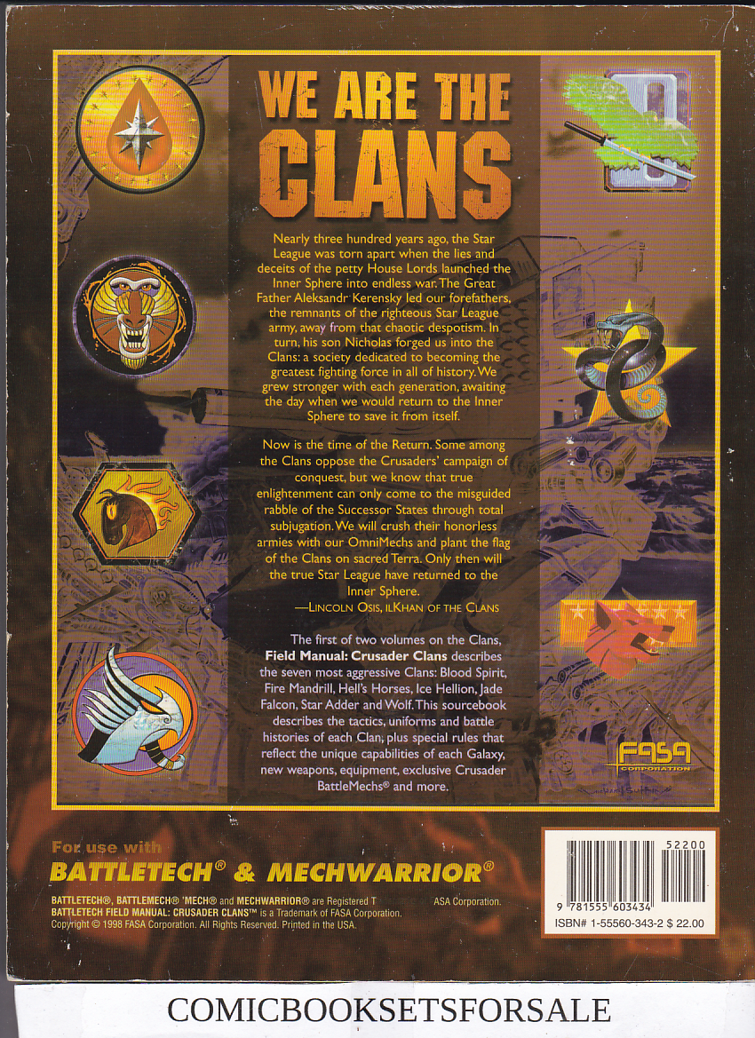 Battletech Field Manual Crusader Clans - Image 2