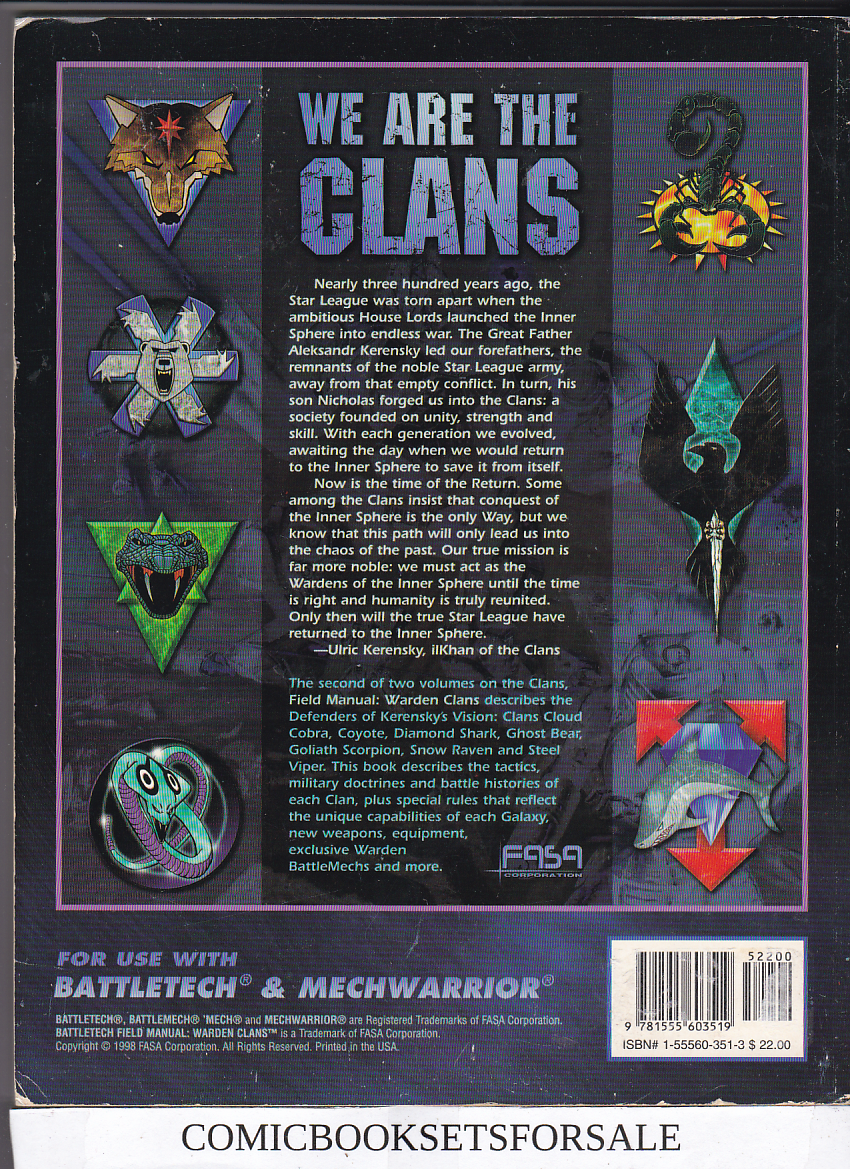 Battletech Field Manual Warden Clans - Image 2
