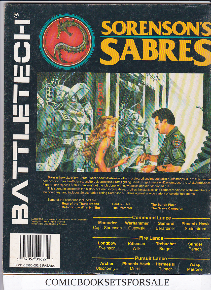 Battletech Sorenson’s Sabres - Image 2