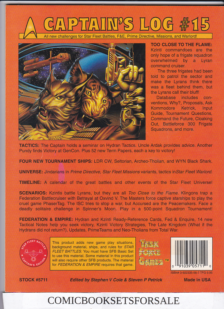 Star Fleet Battles #15 Too Close To The Flame - Image 2