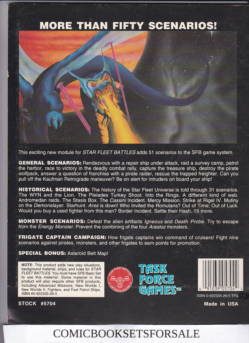 Star Fleet Battles Scenario Book #1 Captain’s Module S1 - Image 2