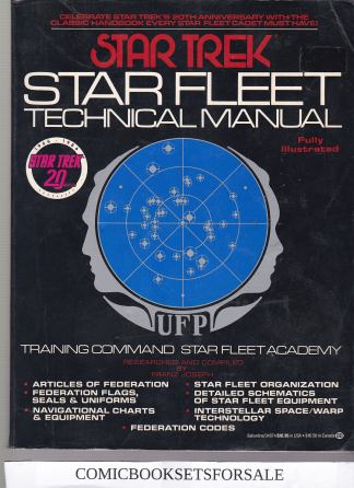 Star Trek Star Fleet Technical Manual 20th Anniversary Edition
